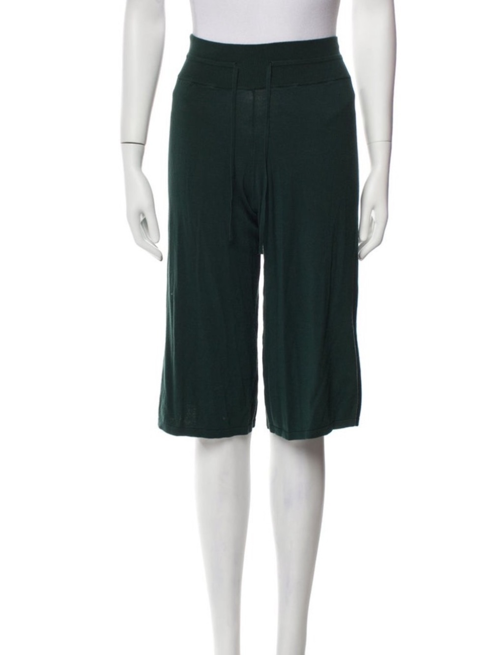 Live The Process “ The Workout Within” Wide Leg Cropped Pants - Forest Green